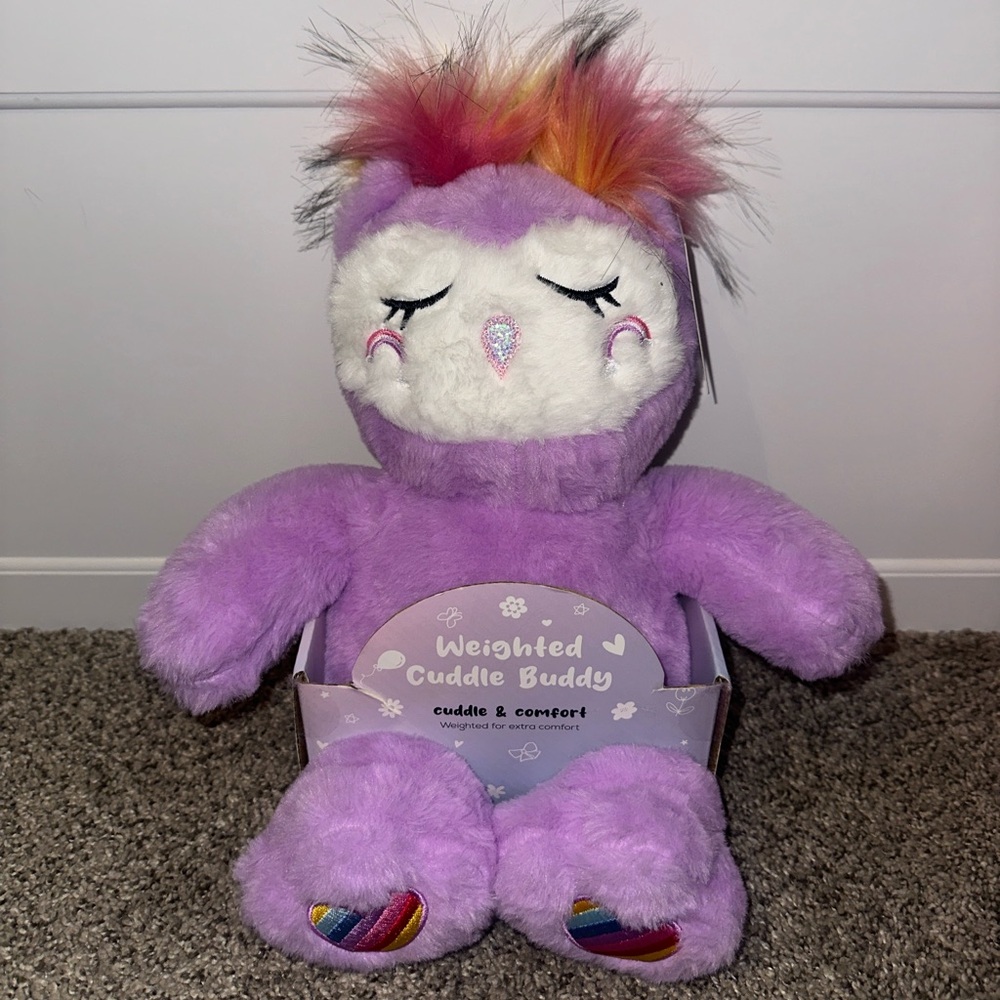 Under One Sky Plush Toy - Purple and Rainbow